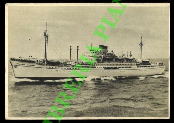 "Italia" Società di Navigazione. M/n "Antoniotto Usodimare"