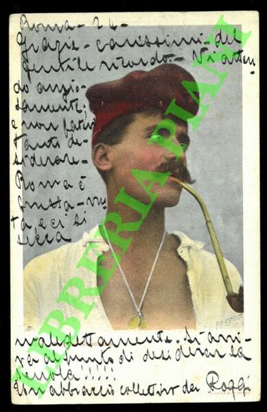 Pescatore napoletano con pipa (Capri).