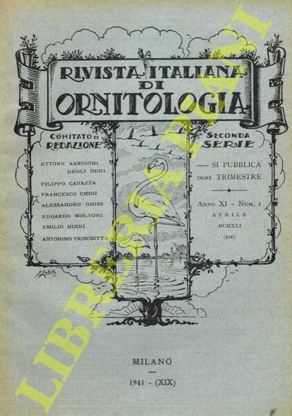 Rivista Italiana di Ornitologia. Seconda Serie. 1941