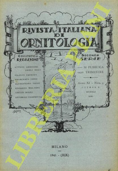Rivista Italiana di Ornitologia. Seconda Serie. 1941