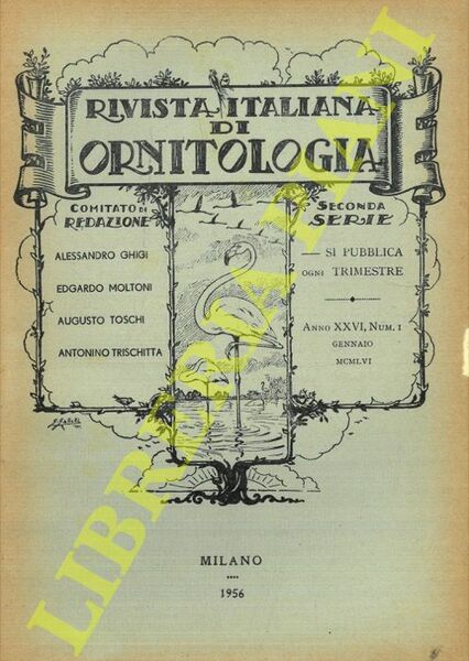 Rivista Italiana di Ornitologia. Seconda Serie. 1956