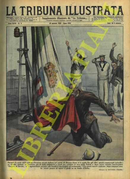 Durante la sosta della settima Divisione navale italiana nel porto …
