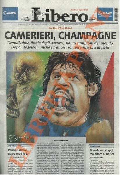 Camerieri, champagne.