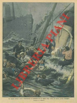 Vapore italiano urtato violentemente e affondato da un vapore belga …