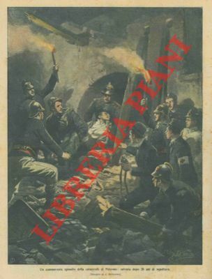 Crollo di una casa a Palermo per una esplosione.