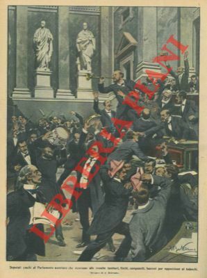 Deputati czechi al Parlamento austriaco ricorrono a trombe, tamburi, fischi, …