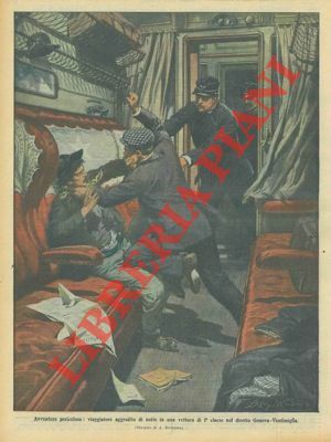 Viaggiatore aggredito di notte in una vettura di prima classe …