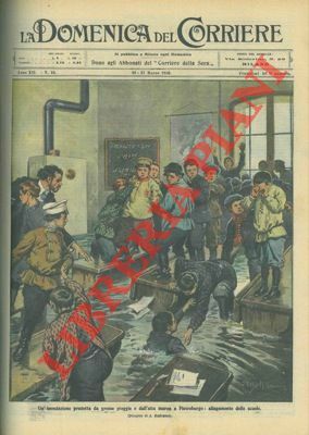 Allagamento delle scuole a Pietroburgo causato dal'alta marea e dalle …