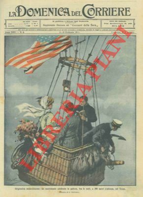 Matrimonio celebrato su un pallone aerostatico.