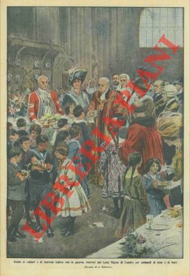 Bimbi di soldati e di marinai ora in guerra ricevuti …