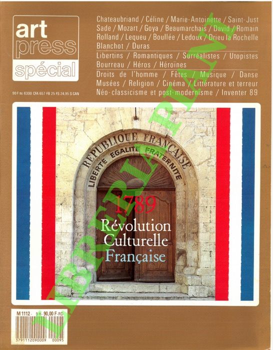 1789. Rèvolution culturelle française.