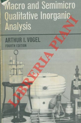A text-book of macro and semimicro qualitative inorganic analysis.