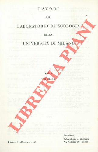 Lavori del Laboratorio di Zoologia della Università di Milano.