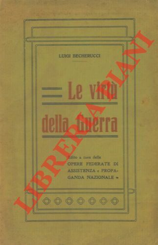 Le virtù della Guerra.