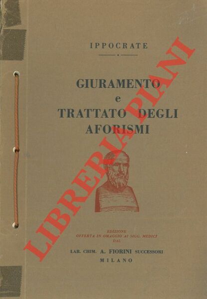 Giuramento e trattato degli aforismi.