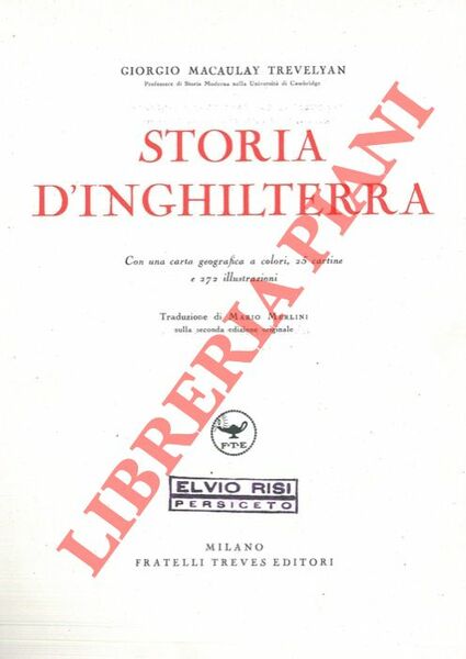 Storia d'Inghilterra.