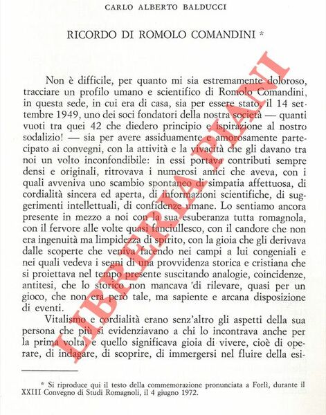 Ricordo di Romolo Comandini con un'appendice di Scritti di Romolo …