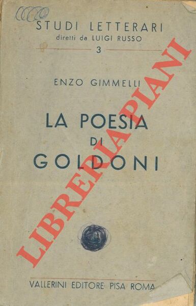 La poesia di Goldoni.