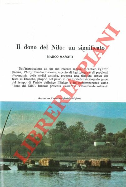 Il dono del Nilo: un significato.