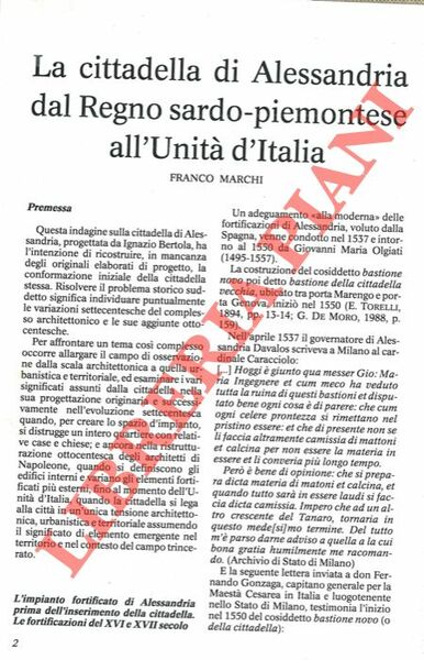 La cittadella di Alessandria dal Regno sardo-piemontese all'Unità d'Italia.