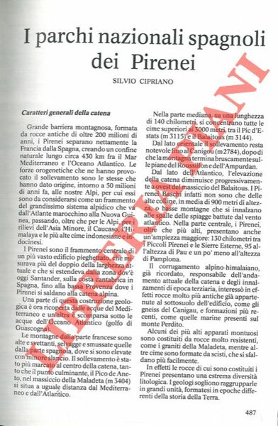 I parchi nazionali spagnoli dei Pirenei.