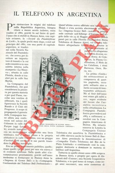 Il telefono in Argentina.