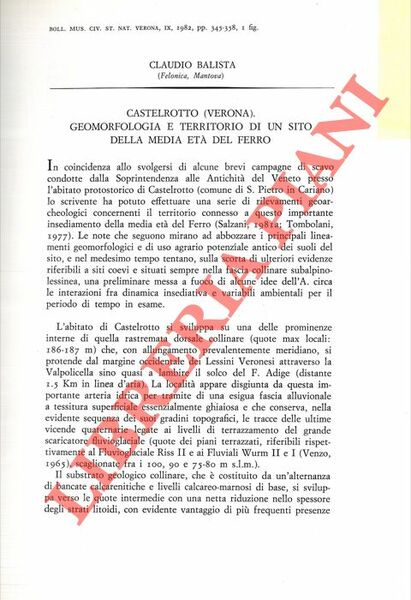 Castelrotto (Verona) . Geomorfologia e territorio di un sito della …