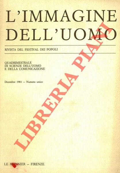 L'immagine dell'uomo. Rivista del Festival dei popoli.