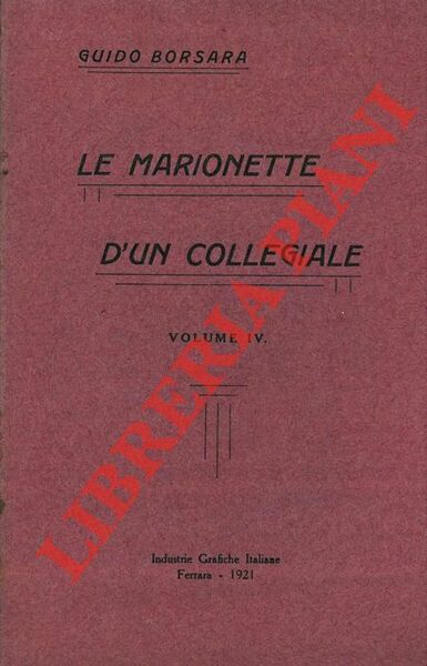 Le marionette d'un collegiale.