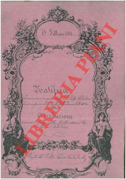 Ratifica di convenzione.