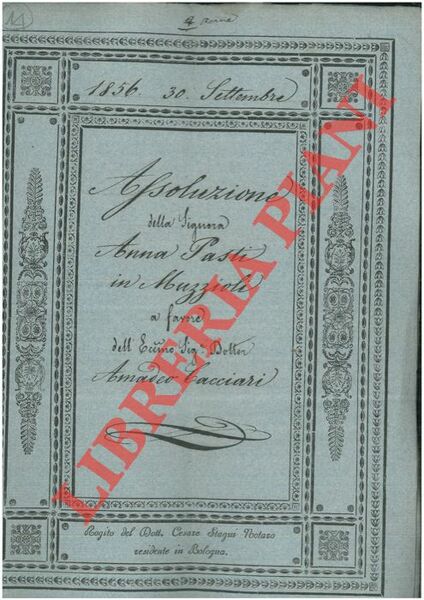 Assoluzione in denaro.