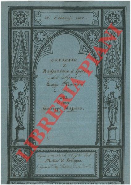 Conseso a radiazione d'Ipoteca.