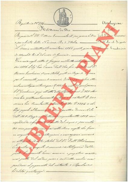 Assoluzione per uno stabile posto in Borgo di Lojano.