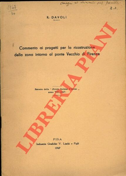 Commento ai progetti per la ricostruzione della zona intorno al …