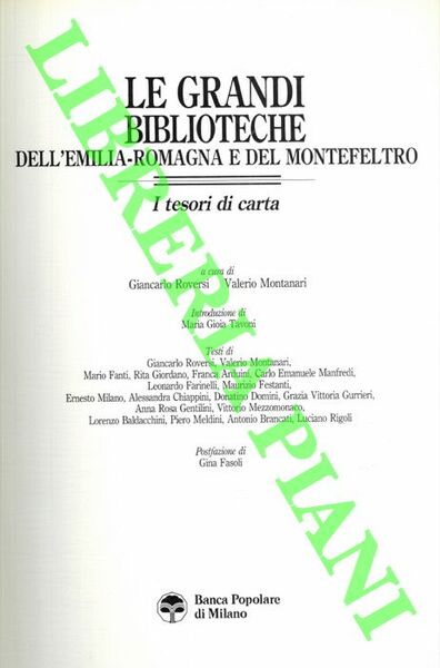 Le grandi biblioteche dell'Emilia-Romagna e del Montefeltro. I tesori di …