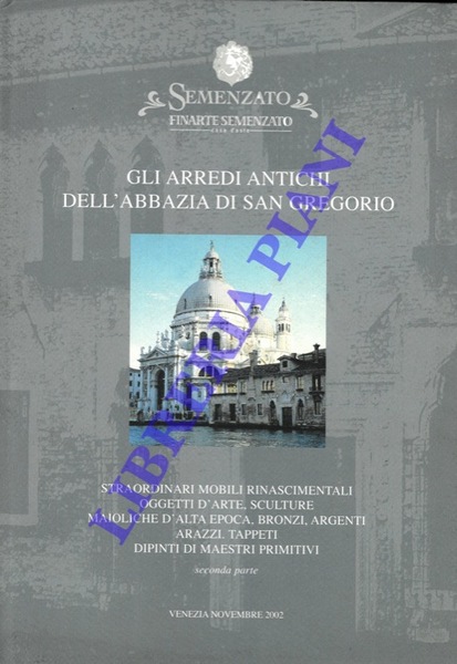 Gli arredi antichi dell'Abbazia di San Gregorio.