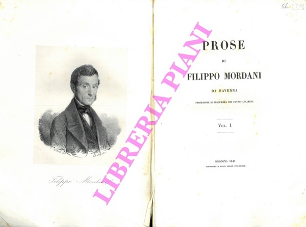 Prose di Filippo Mordani da Ravenna. (Vite di cinquanta Ravegnani …