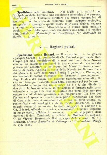 Spedizione artica Bénard.