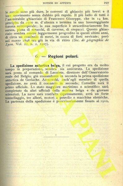 La spedizione antartica belga.