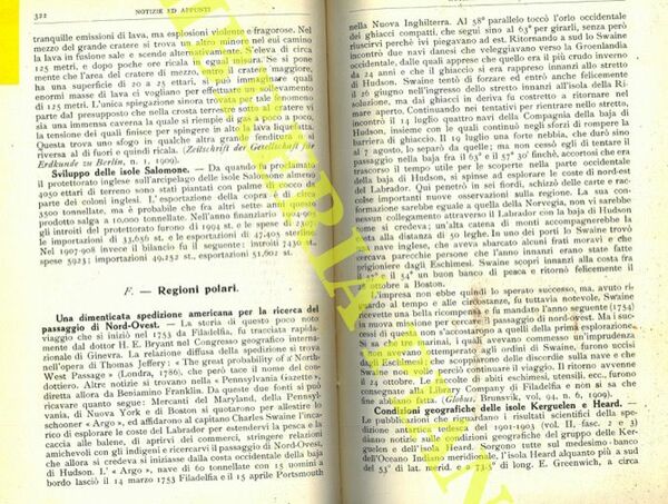 Una dimenticata spedizione americana per la ricerca del passaggio di …