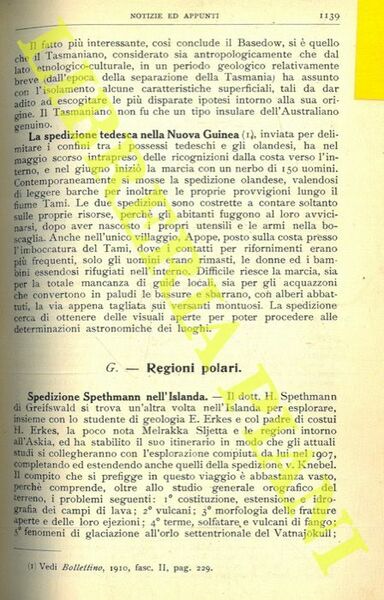 Spedizione Spethmann nell'Islanda. La nuova spedizione Bernier. La spedizione polare …