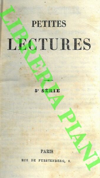 Petites lectures. 5e serie. 6e serie.