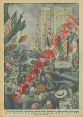 Le entusiastiche accoglienze americane alla missione italiana.