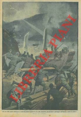 I valorosi pontieri preparano un passaggio sull'Isonzo a nord di …