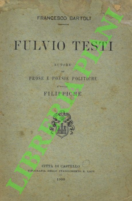 20e poesie politiche e delle Filippiche.