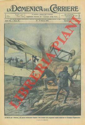 La fine di un "Albatros" tedesco che aveva bombardato Venezia.