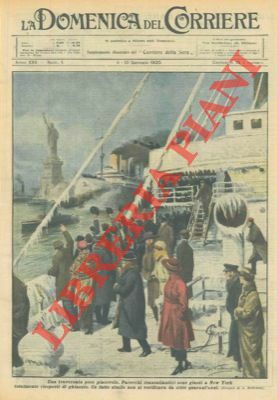 Parecchi transatlantici sono giunti a New York completamente ricoperti di …