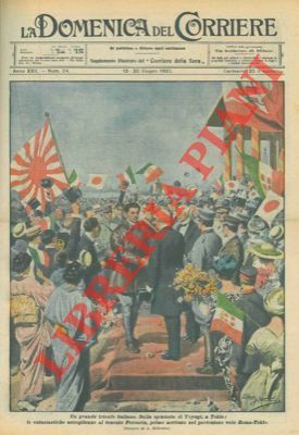 Il tenente Ferrarin, primo arrivato nel portentoso volo Roma-Tokio.