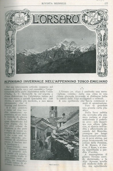 L'Orsaro. Alpinismo invernale nell'Appennino Tosco-Emiliano.