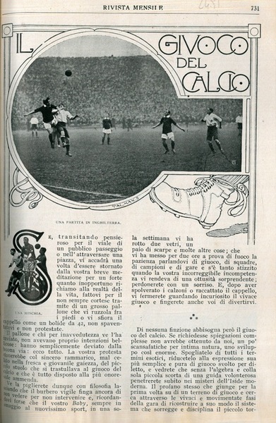 Giuoco del calcio.
